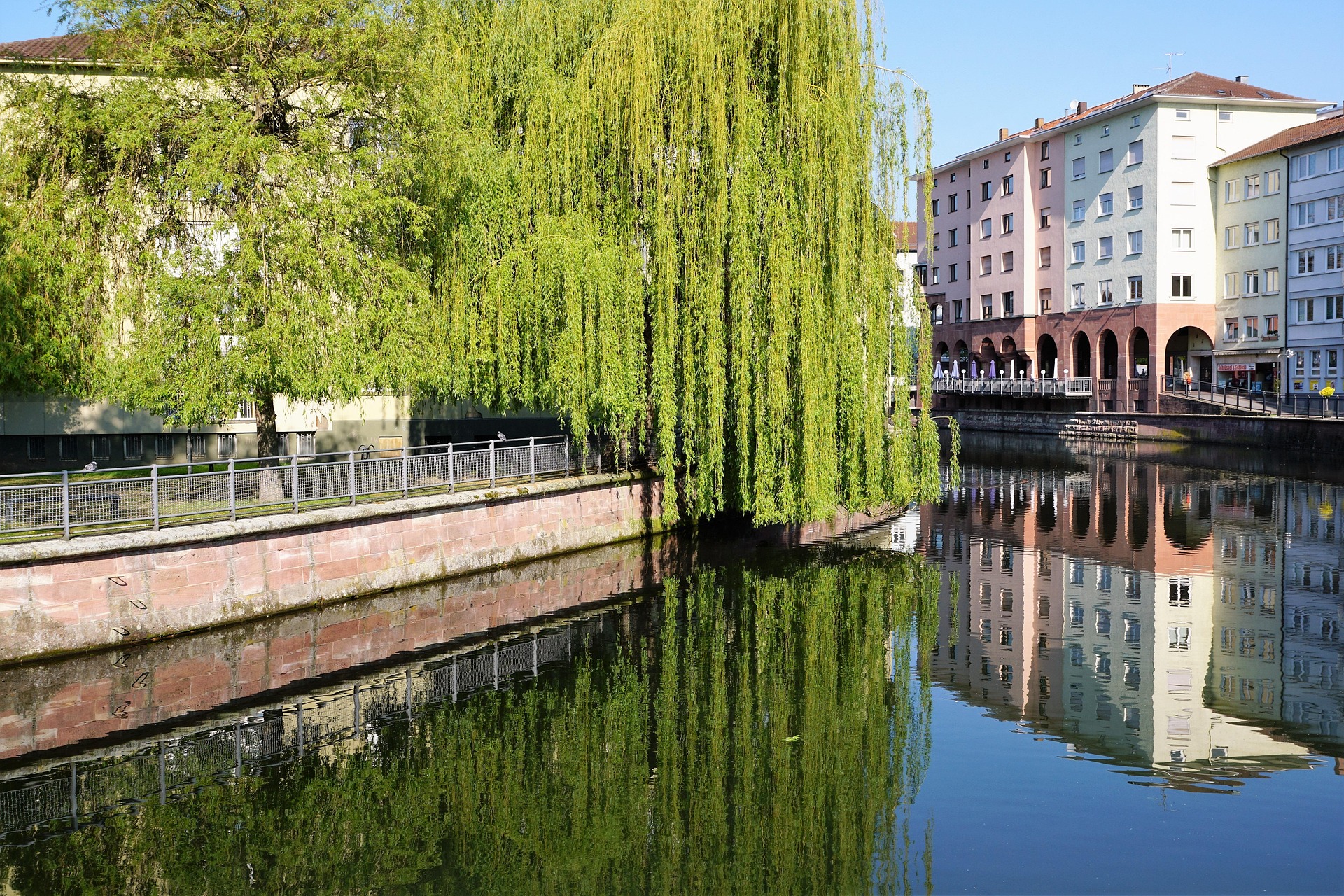 Pforzheim Innenstadt, Foto der Enz.